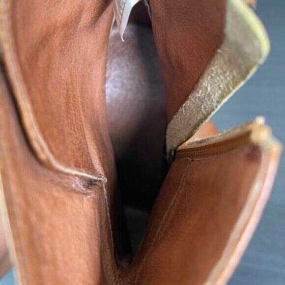 UGG Cosima Studded Brown Leather Heeled Mid-Calf Platform Boots Zip Closure 9.5 - Picture 8 of 13